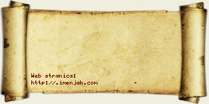 Jovanka Ranković vizit kartica